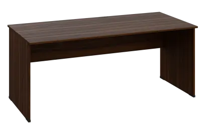 EPL 18 - 18 stůl kancelářský, dřevěná podnož, deska 18 mm, široký 1800 mm, ořech královský